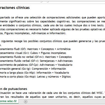 Corrector Wisc Iv Escala De Inteligencia De Wechsler Para Ni Os