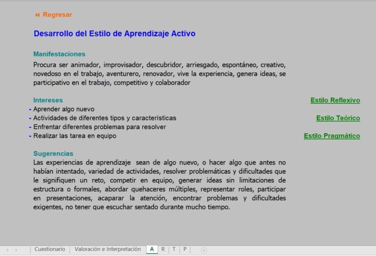 Cuestionario Honey Alonso de Estilos de Aprendizaje - CHAEA
