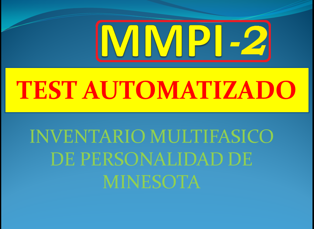 mmpi 2 test online pay