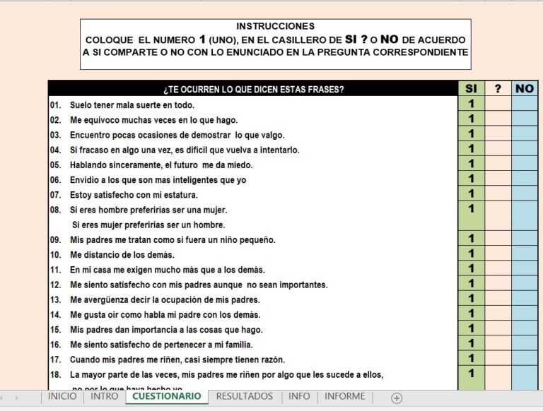 CORRECTOR IAC. Inventario de Adaptación de Conducta - Adolescentes
