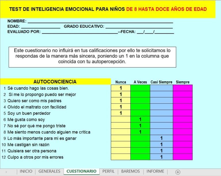 CORRECTOR DE INTELIGENCIA EMOCIONAL PARA NIÑOS DE 8 A18 AÑOS