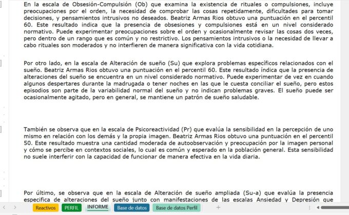 Corrector LSB 50 Listado de Síntomas Breves
