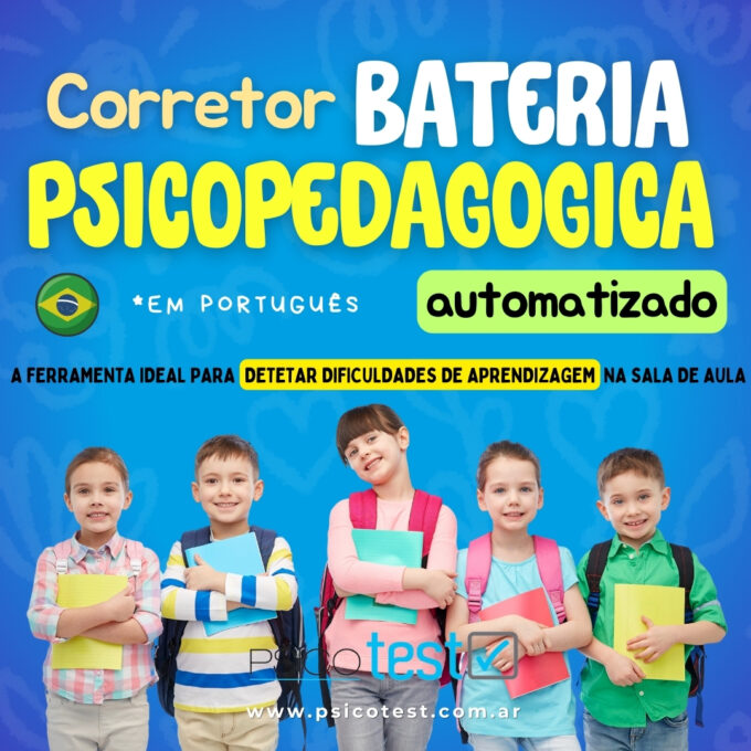 Bateria psicopedagógica do Corretor EVALUA