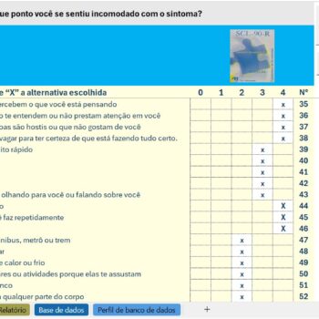 Correção SCL 90 R - Sintomas