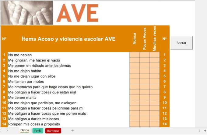 AVE Acoso y violencia escolar