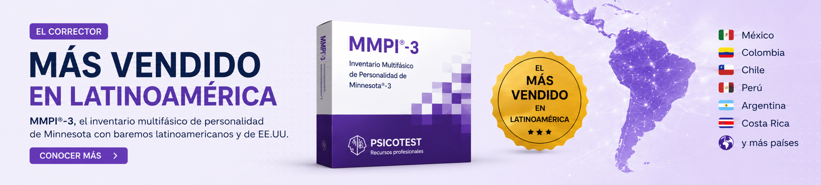 MMPI-3 - Más vendido en Latinoamérica